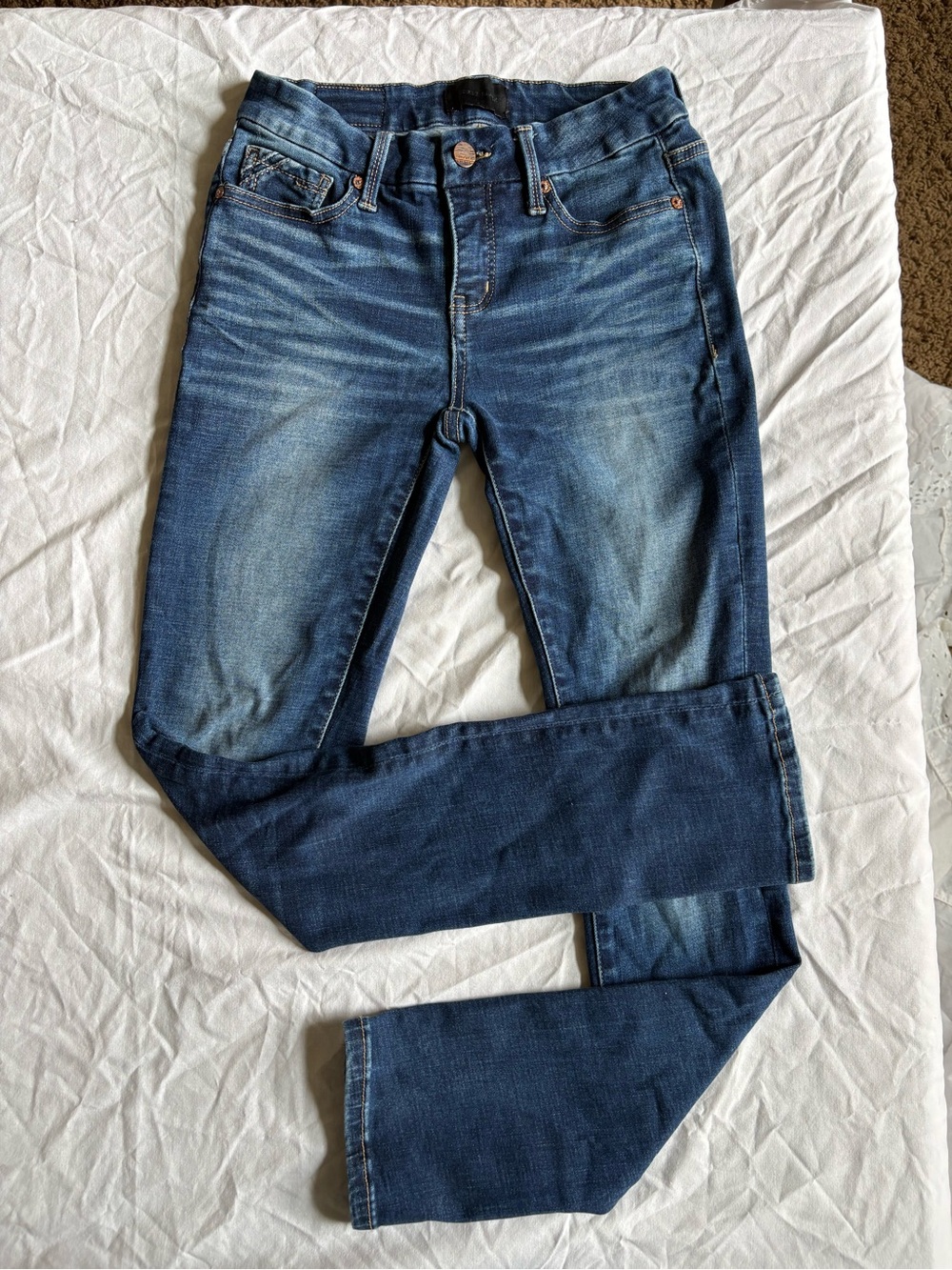 Women’s Blue Washed Slim Jeans